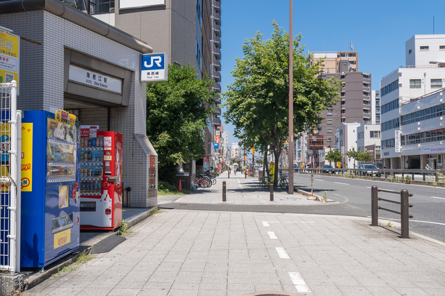 海老江駅について